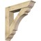 Ekena Millwork Olympic Traditional Rough Sawn Bracket w/ Offset Brace, Douglas Fir, 8"W x 38"D x 38"H BKT0806X38X38OLY01RDF - alternate 1